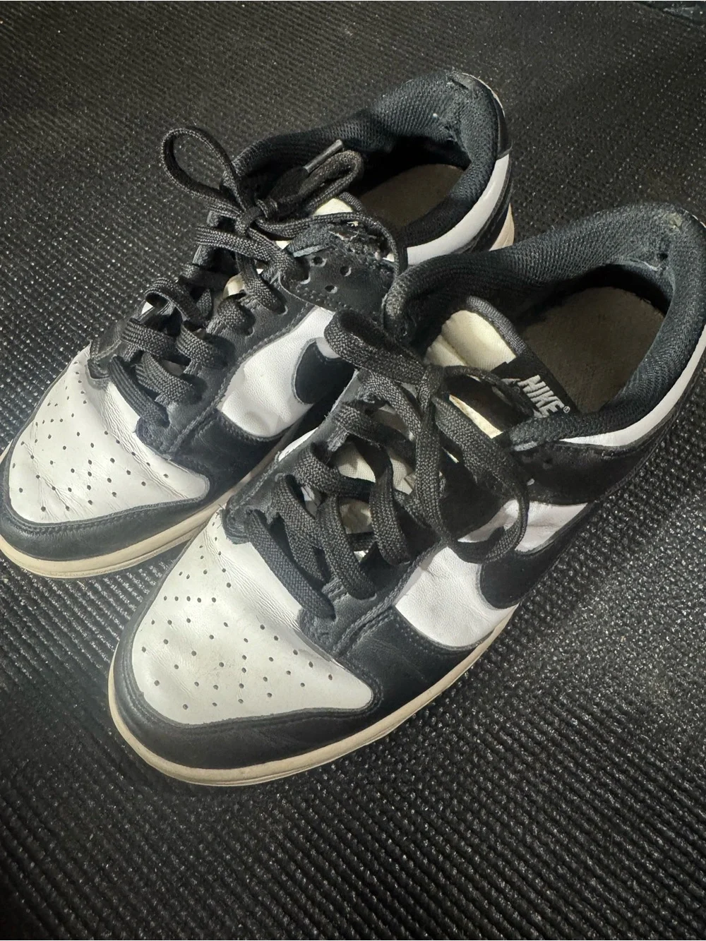 Nike Gray and White Sneaker Interior Label